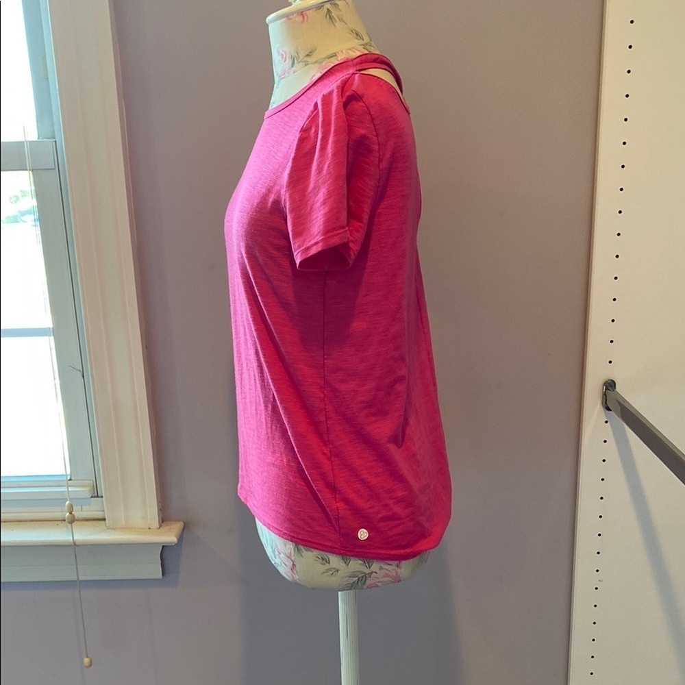 Zella Hot Pink Short Sleeve Tee - Picture 3 of 10